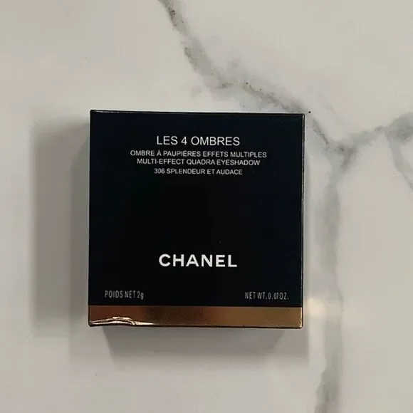CHANEL LES 4 OMBRES OMBRÉ PAULIÈRES EFFETS MULTIPLES EYESHADOW QUAD 303 - Picture 4 of 9